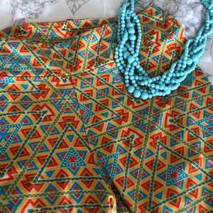 Aztec Patterned LuLaRoe TC Leggings